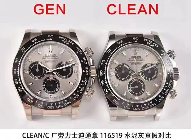 Daytona comparison detail