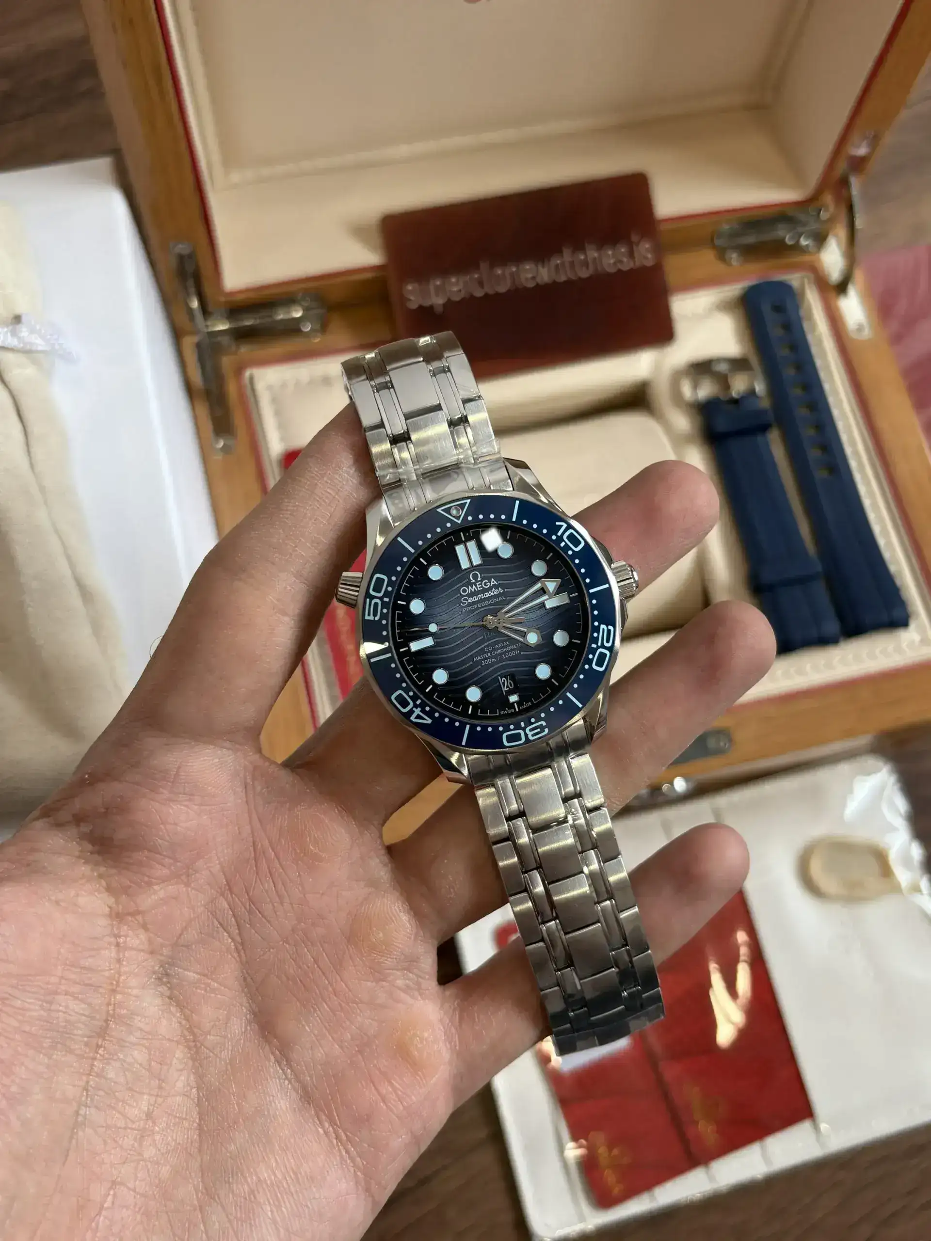 Omega Seamaster 300 detail 2