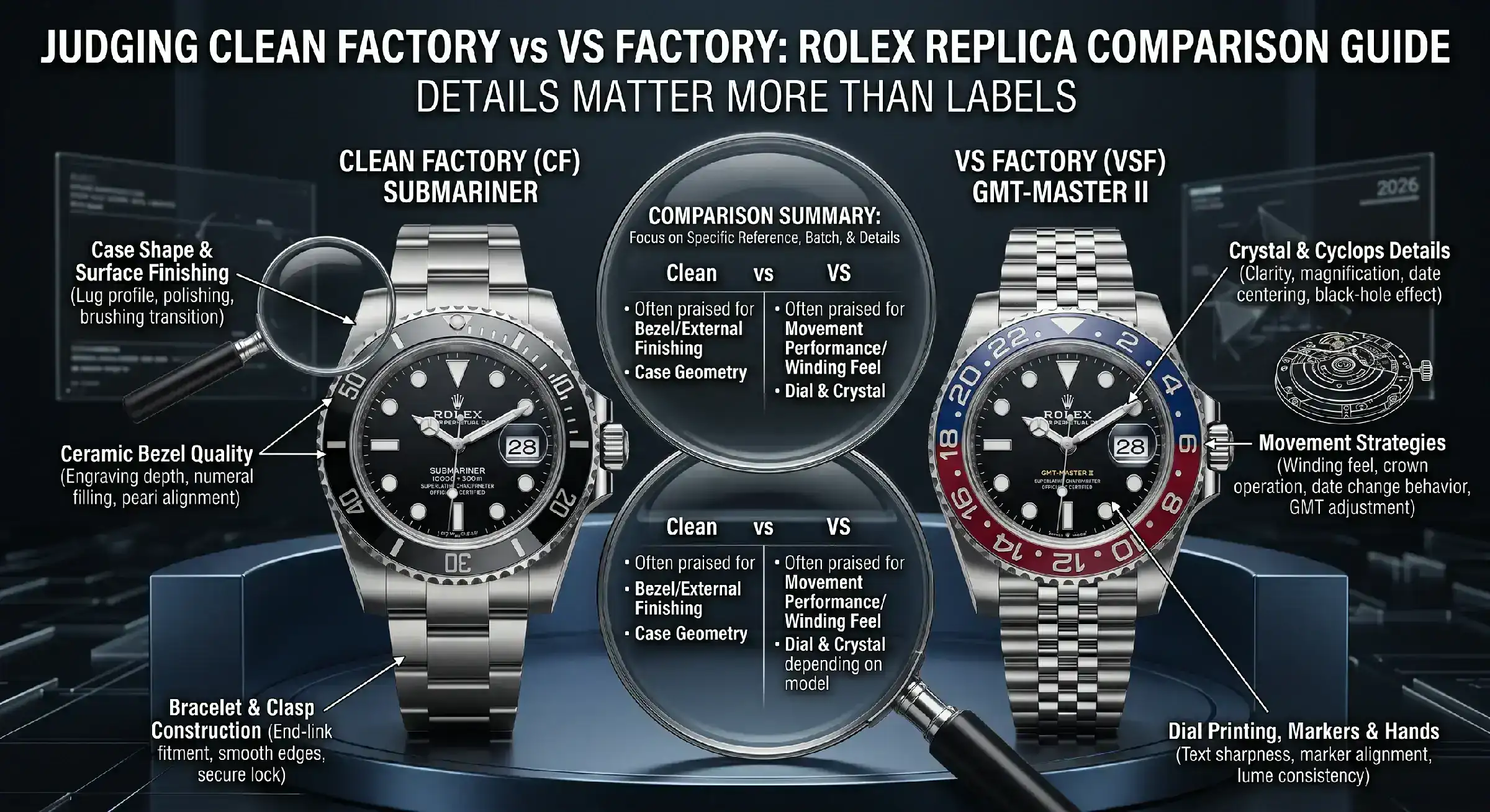 VSF Factory comparison